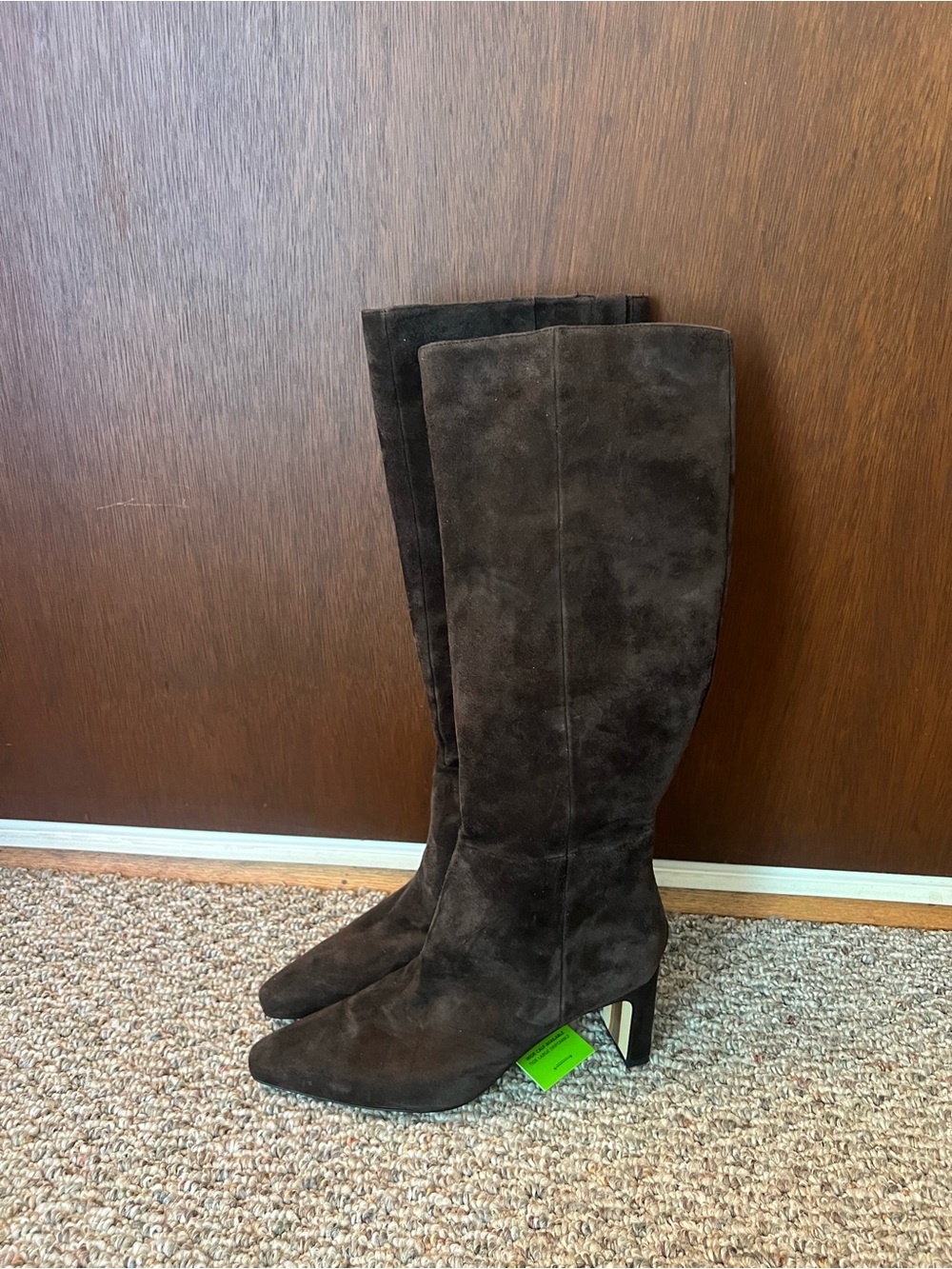Sam Edelman Dark Brown Tall Suede Knee-High Boot NWT - Picture 2 of 7